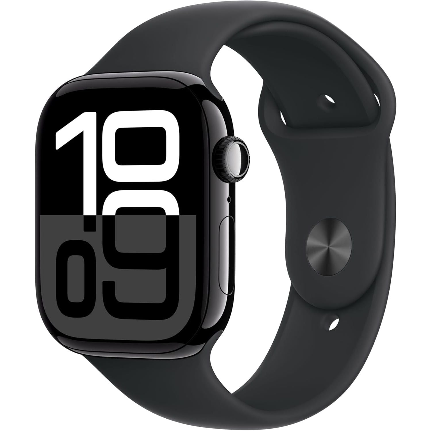 Buy Apple,Apple Watch Series 10 GPS 46mm Smartwatch - Jet Black Aluminium Case with Black Sport Band (S/M), Fitness Tracker, ECG App, Always-On Retina Display, Water-Resistant - Gadcet UK | UK | London | Scotland | Wales| Near Me | Cheap | Pay In 3 | Smart Watches